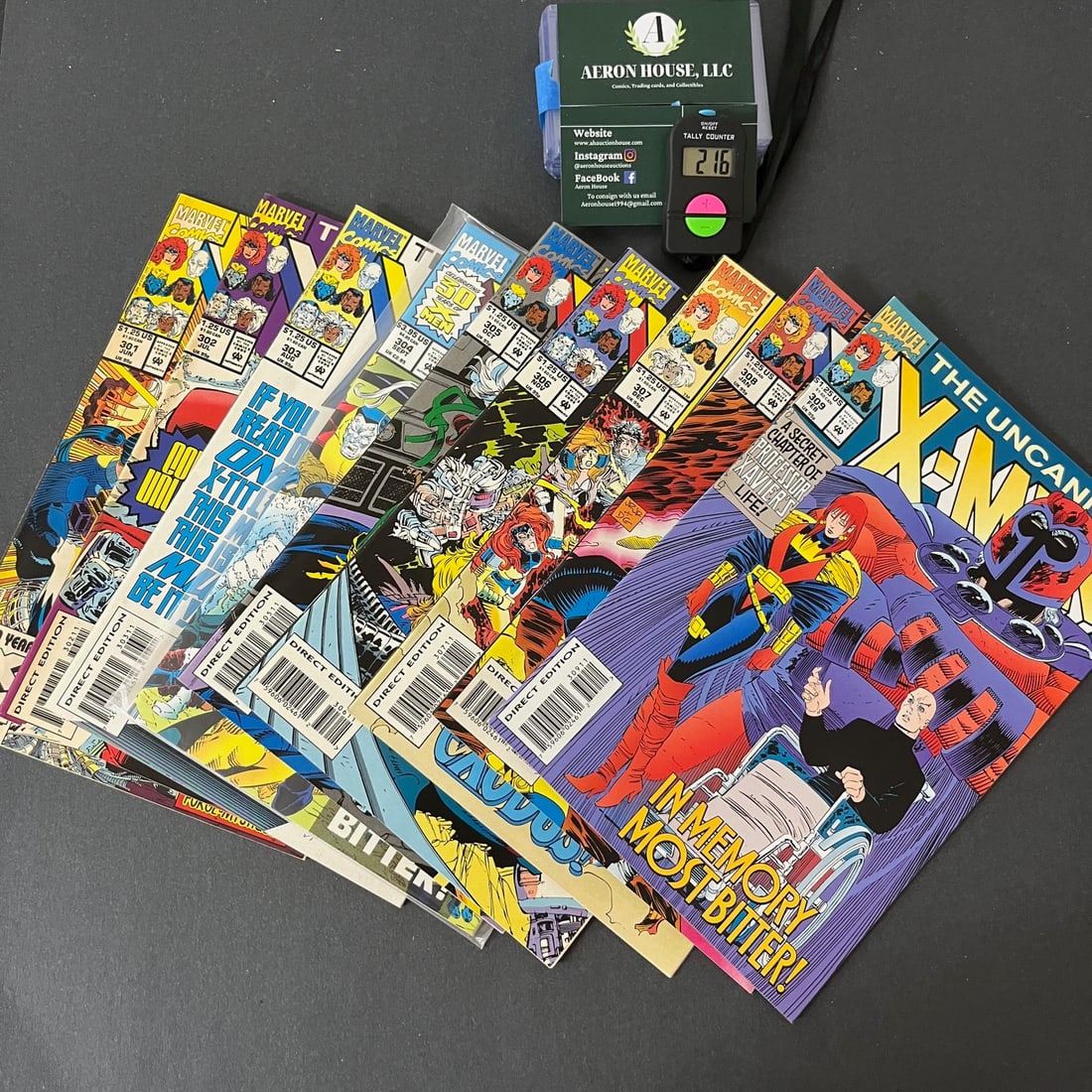 Uncanny X-men 301-325: We are a veteran owned company. Please look at the pictures carefully to determine what you believe the condition of collectible is. We are currently accepting consignments. Email us a aeronhouse1994@