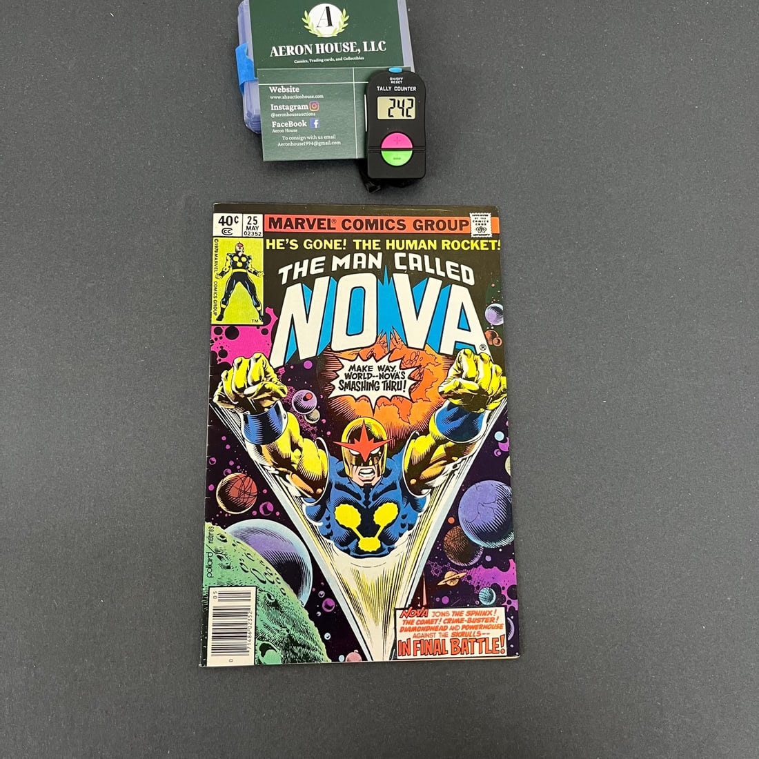 Man Called Nova 25 Last Issue 1st Series (1 of 2)