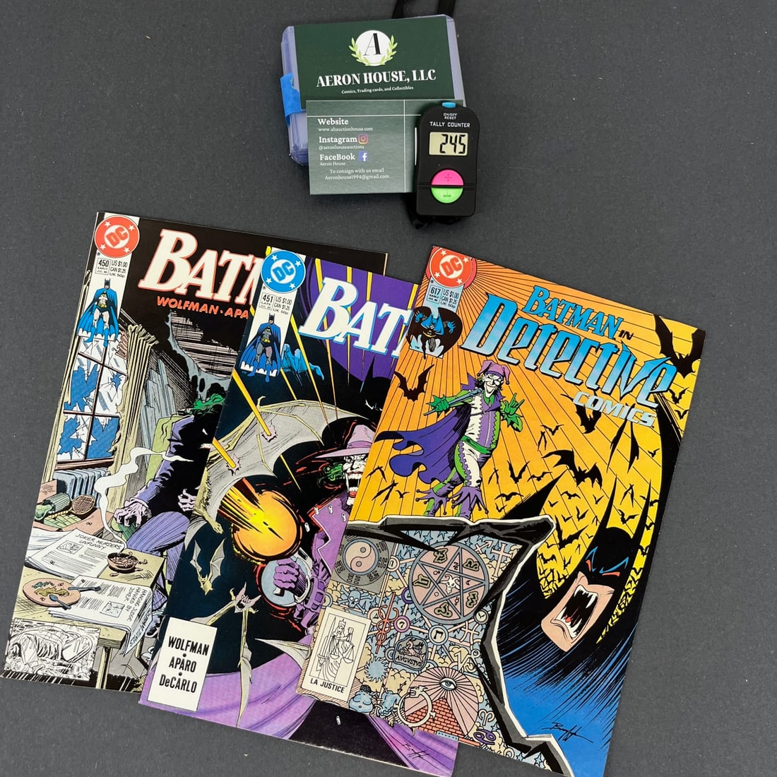 Batman Copper Age Classic Joker Covers: We are a veteran owned company. Please look at the pictures carefully to determine what you believe the condition of collectible is. We are currently accepting consignments. Email us a aeronhouse1994@