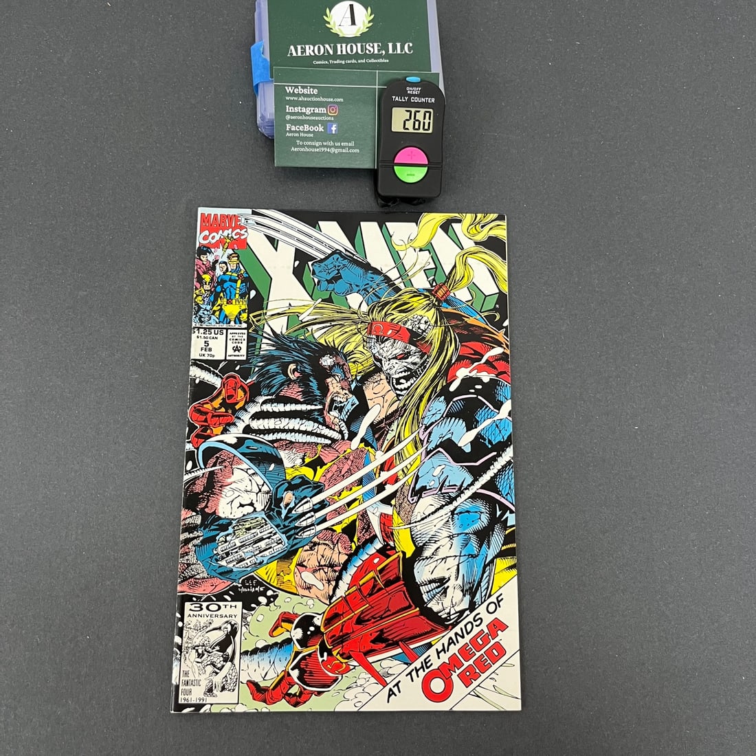 X-men 5 2nd App of Omega Red: We are a veteran owned company. Please look at the pictures carefully to determine what you believe the condition of collectible is. We are currently accepting consignments. Email us a aeronhouse1994@