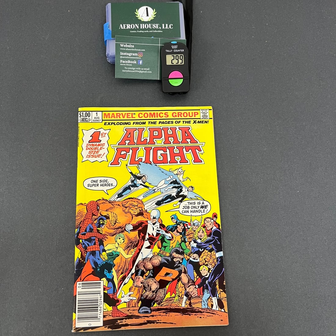 Alpha Flight 1 1st App Puck, Marrina, Omega Flight: We are a veteran owned company. Please look at the pictures carefully to determine what you believe the condition of collectible is. We are currently accepting consignments. Email us a aeronhouse1994@