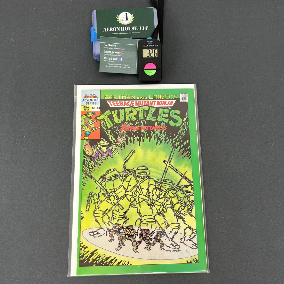 Teenage Mutant Ninja Turtles 3 Archie Series: We are a veteran owned company. Please look at the pictures carefully to determine what you believe the condition of collectible is. We are currently accepting consignments. Email us a aeronhouse1994@