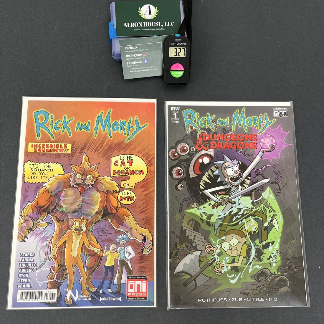 Rick and Morty #1 IDW & 39 Variant: We are a veteran owned company. Please look at the pictures carefully to determine what you believe the condition of collectible is. We are currently accepting consignments. Email us a aeronhouse1994@
