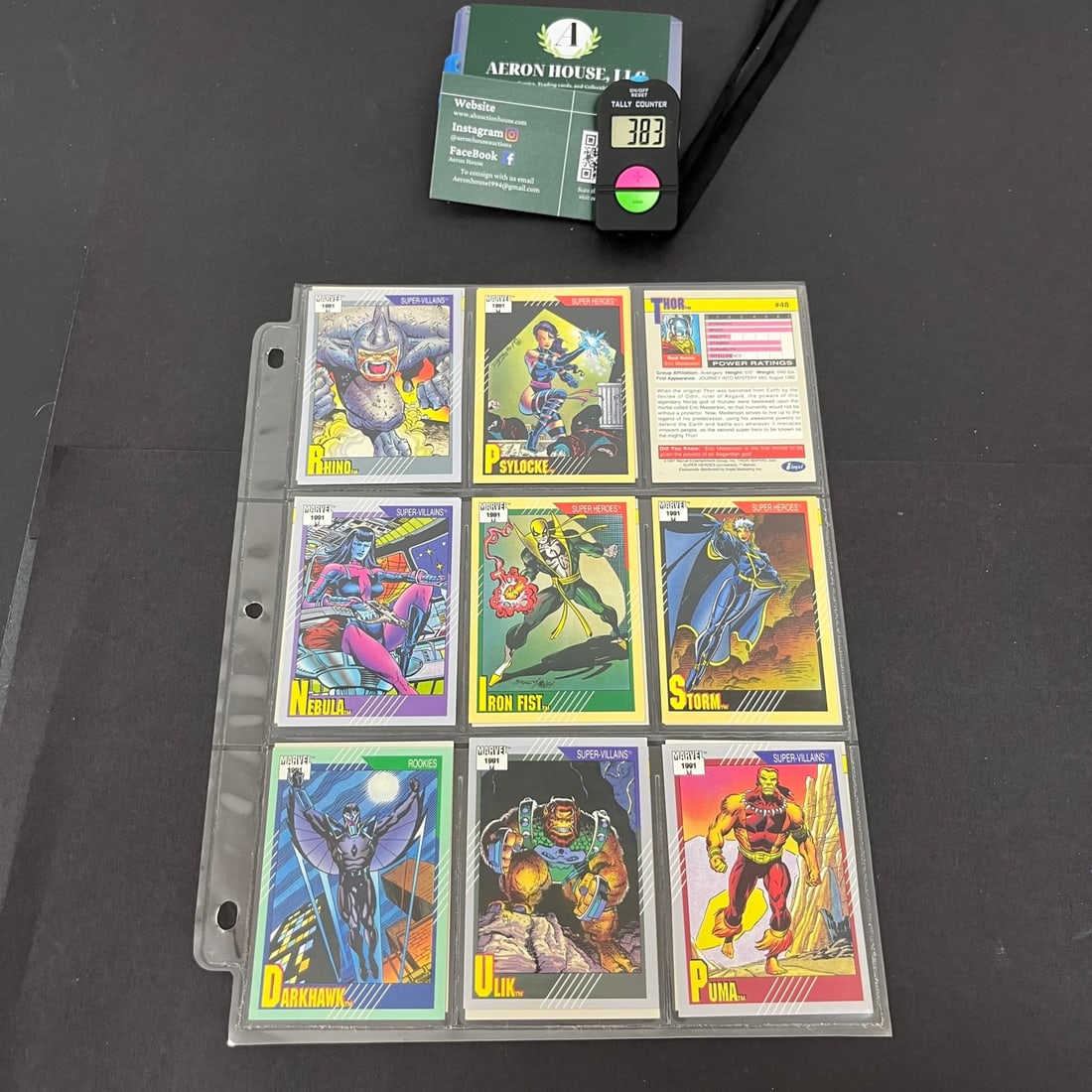 1991 Marvel Impel Trading Cards (1 of 9)