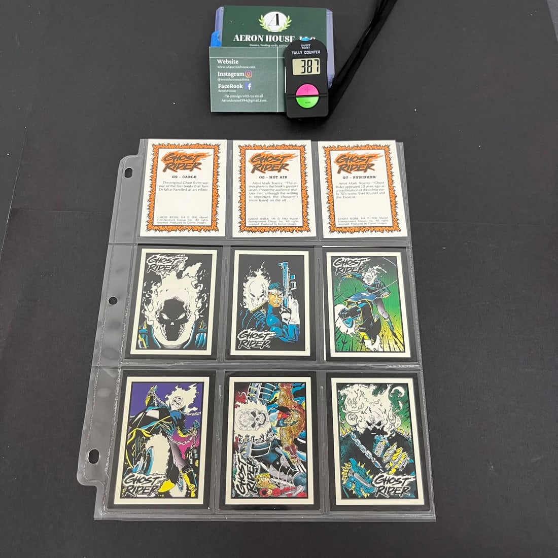 1992 Marvel Ghost Rider Trading Cards (1 of 3)