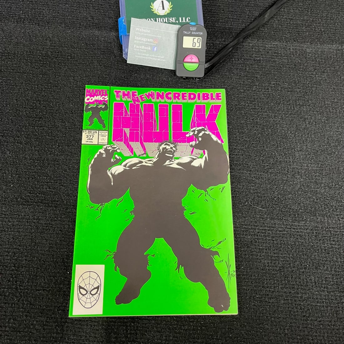 Incredible Hulk 377 Classic Cover Key Issue (1 of 2)