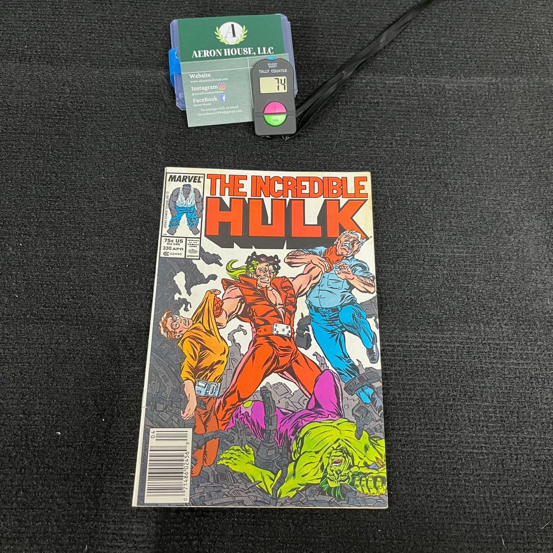 Hulk 330 1st Todd McFarlane Hulk Art Newsstand Ed. (1 of 2)