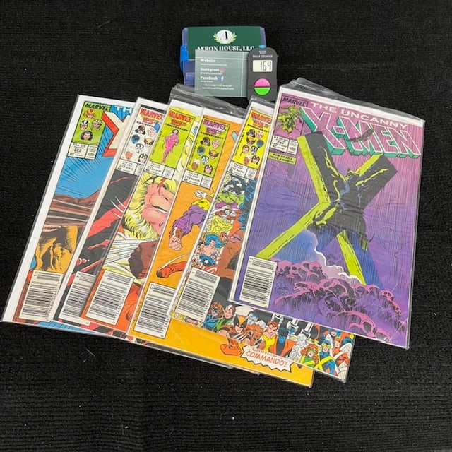 X-men Newstand Comic Lot w/ #'s 251, 222, 213 + (1 of 3)