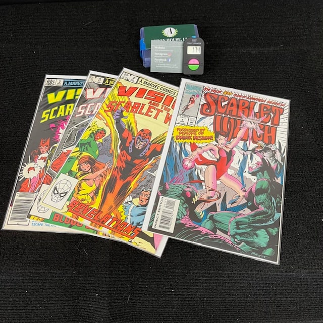 Vision Scarlet Witch Lot w/ Scarlet Witch 1 too: We are a veteran owned company. Please look at the pictures carefully to determine what you believe the condition of collectible is. We are currently accepting consignments. Email us a aeronhouse1994@