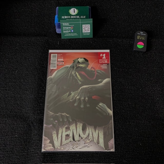Venom 1 Marvel Now! 2017 Series: We are a veteran owned company. Please look at the pictures carefully to determine what you believe the condition of collectible is. We are currently accepting consignments. Email us a aeronhouse1994@