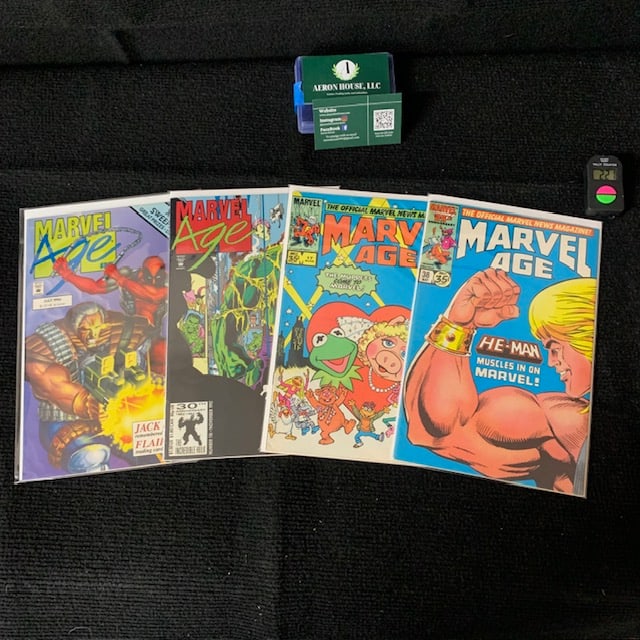 Marvel Age Lot w/ He-Man Muppets, & Cable/Deadpool: We are a veteran owned company. Please look at the pictures carefully to determine what you believe the condition of collectible is. We are currently accepting consignments. Email us a aeronhouse1994@