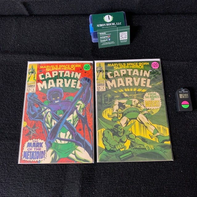 Captain Marvel 3 & 5 Marvel Silver Age (1 of 1)