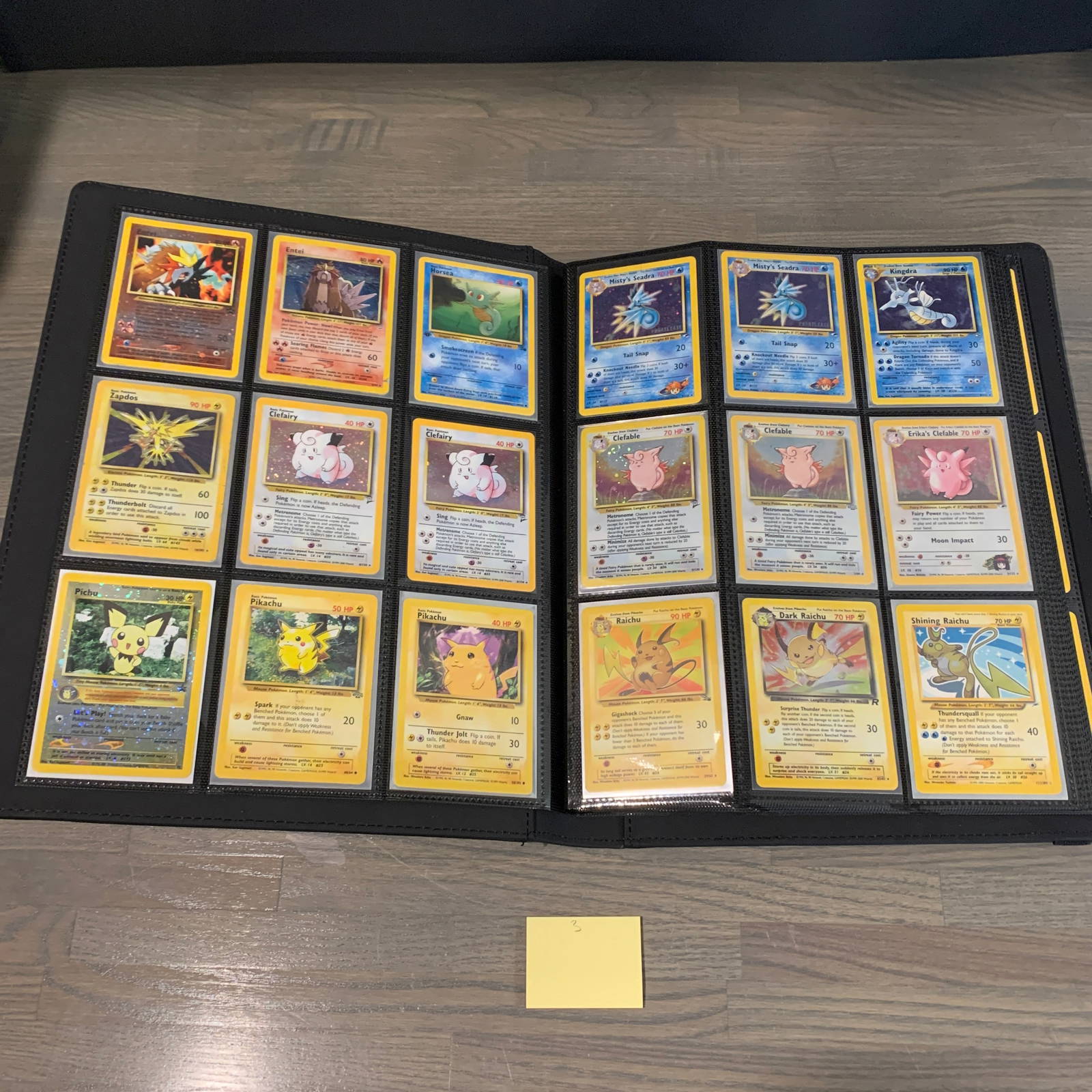 Vintage Pokemon Card Binder, Shining Raichu Auction