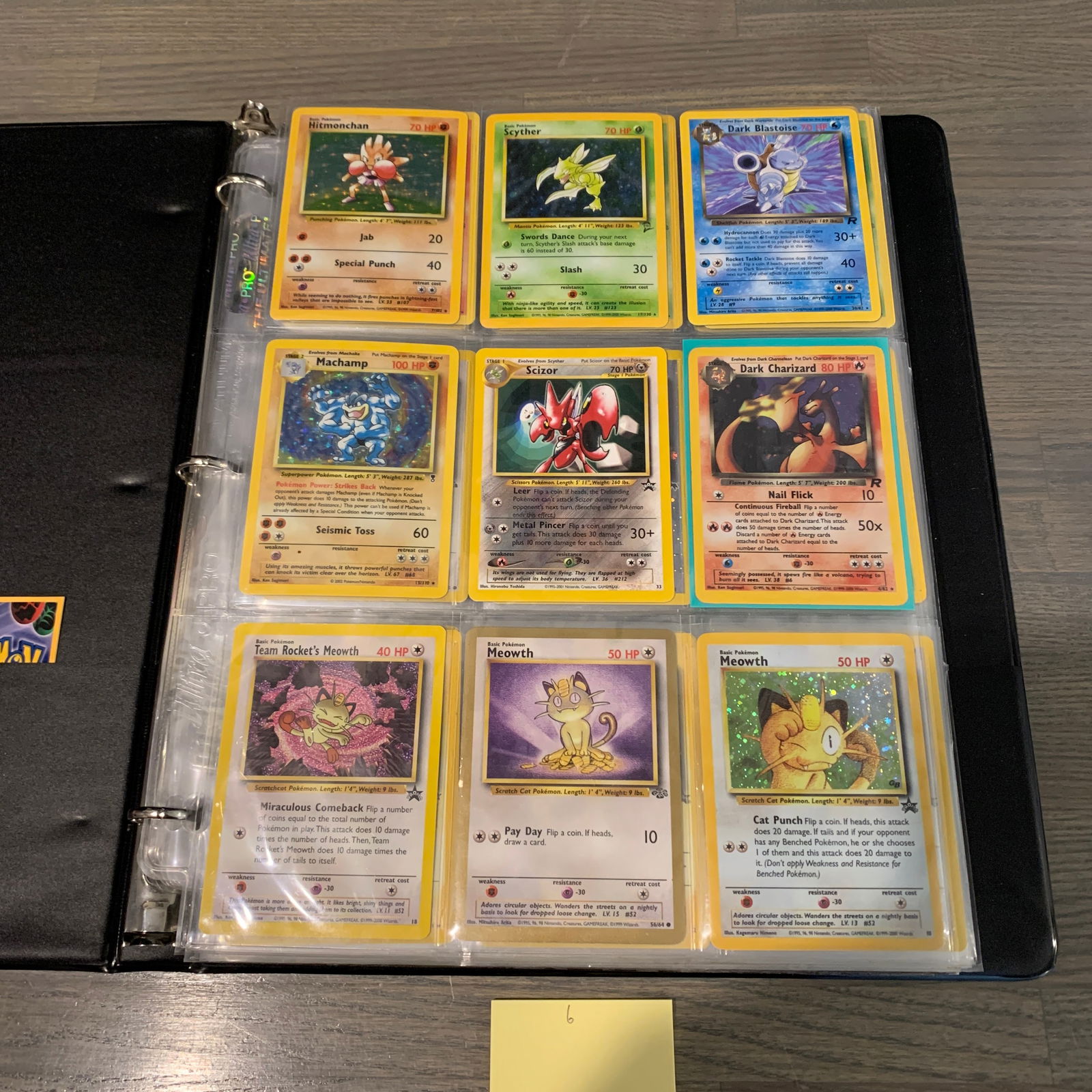 Large Vintage Pokemon Card binder, Dark Charizard (1 of 11)