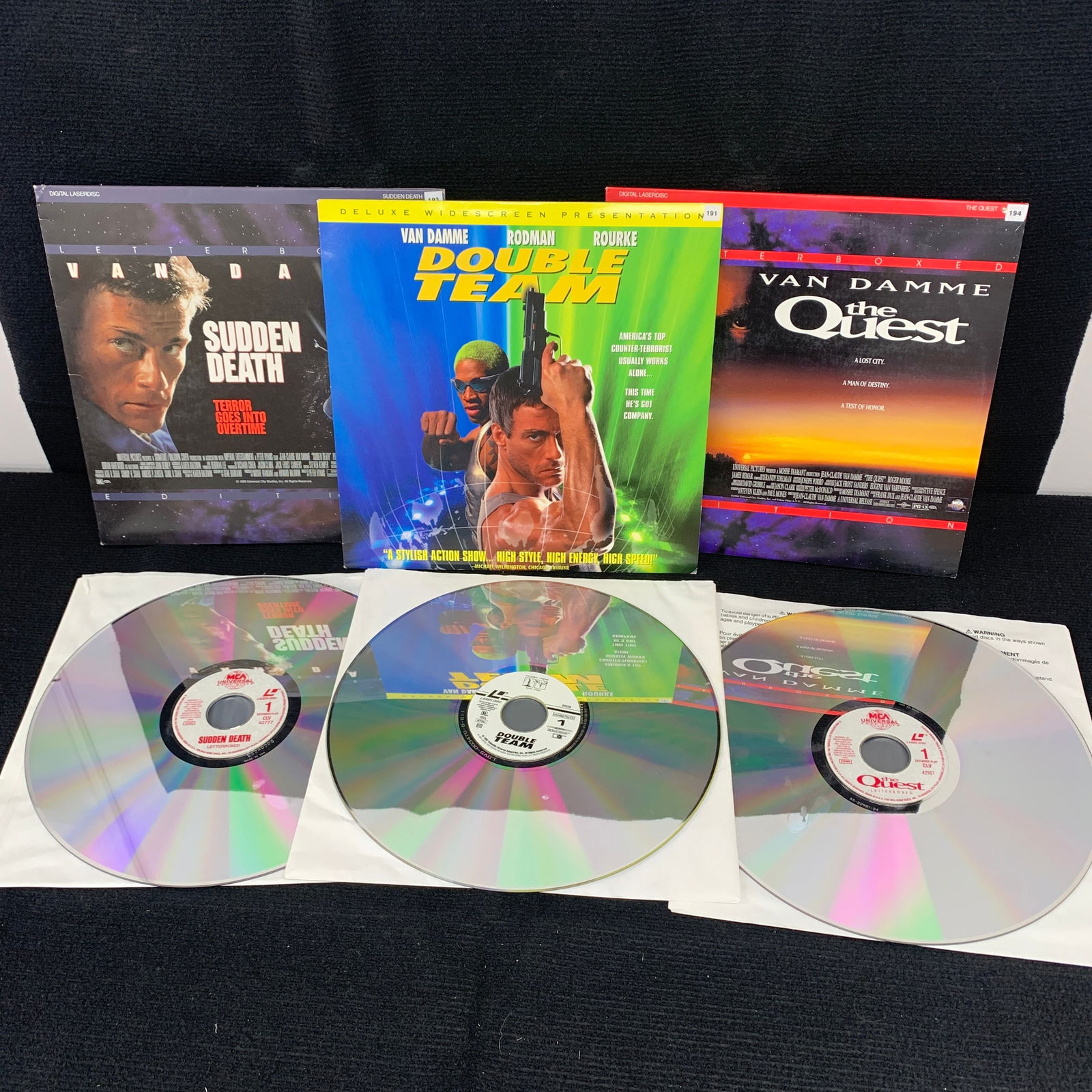 Van Damme Laser Disc Lot (1 of 7)