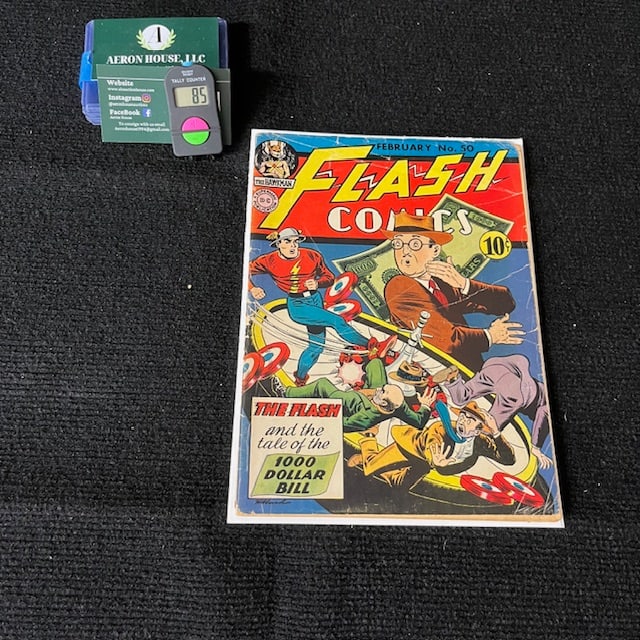 Flash Comics 50 DC Golden Age Hibberd Art (1 of 2)