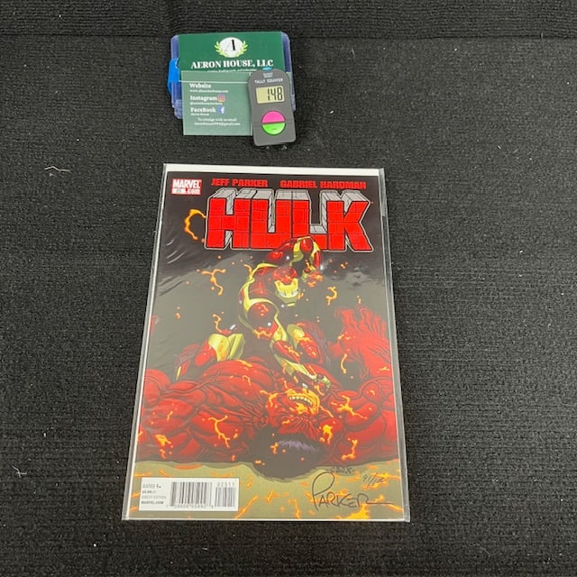 Hulk 25 Signed by Jeff Parker DF COA 91/100 (1 of 3)