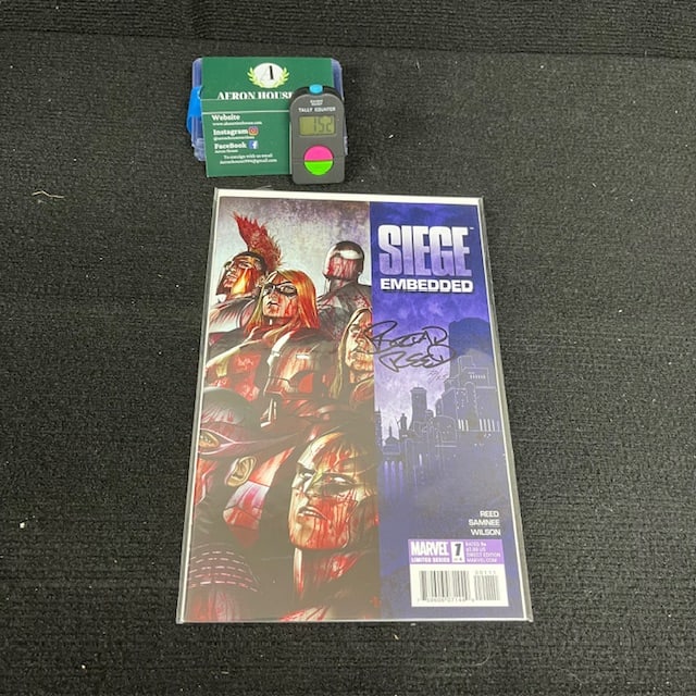Siege Embedded 1 Signed by Brian Reed DF COA (1 of 3)