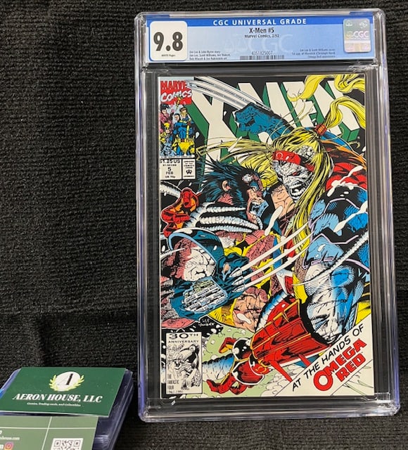 X-men 5 CGC 9.8 1st app Maverick 2nd app Omega Red (1 of 1)