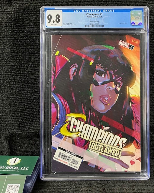Champions 1 2nd Printing CGC 9.8 (1 of 1)