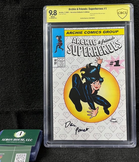 Archie & Friends Superheroes 1 CBCS 9.8 Signed! (1 of 3)