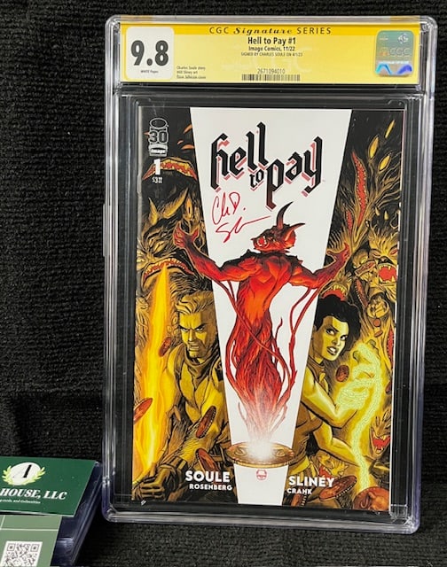 Hell to Pay 1 CGC SS 9.8 Signed by Charles Soule (1 of 2)