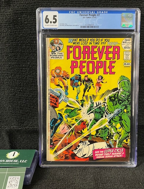 Forever People 7 CGC 6.5 Jack Kirby Art: We are a veteran owned company. Please look at the pictures carefully to determine what you believe the condition of collectible is. We are currently accepting consignments. Email us a aeronhouse1994@