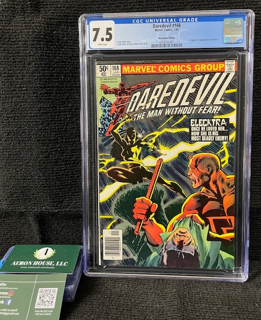 Daredevil 168 CGC 7.5 Rare Newsstand Edition (1 of 1)
