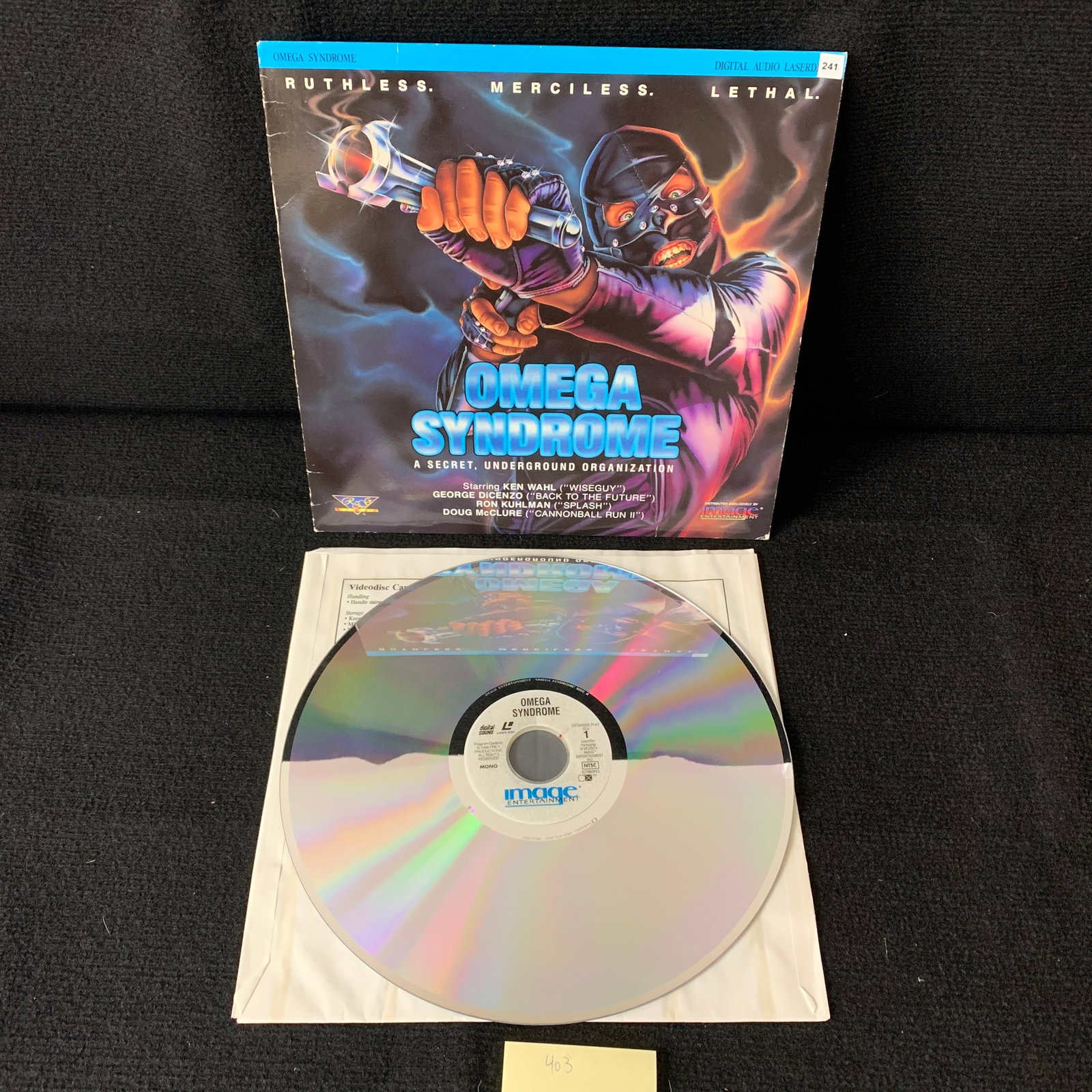 Omega Syndrome LaserDisc: We are a veteran owned company. Please look at the pictures carefully to determine what you believe the condition of collectible is. We are currently accepting consignments. Email us a aeronhouse1994@