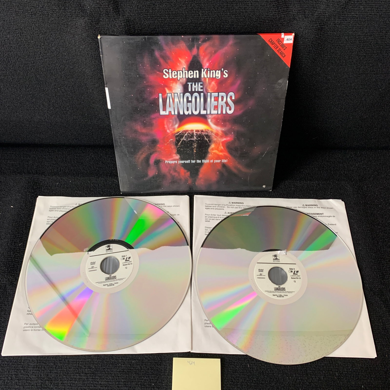 The Langoliers LaserDisc, Stephen King (1 of 2)