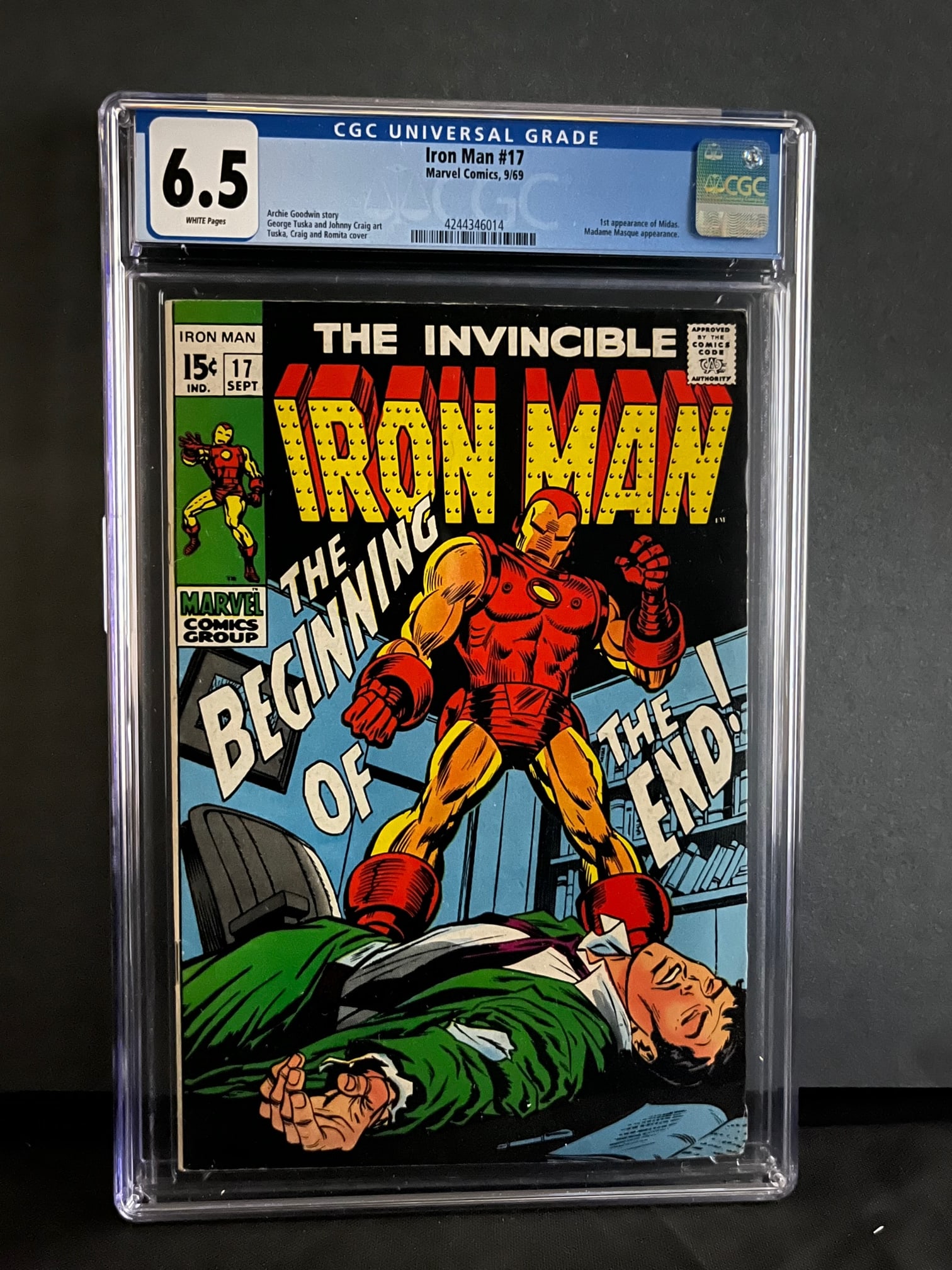 Iron Man 17 CGC 6.5 (1 of 1)