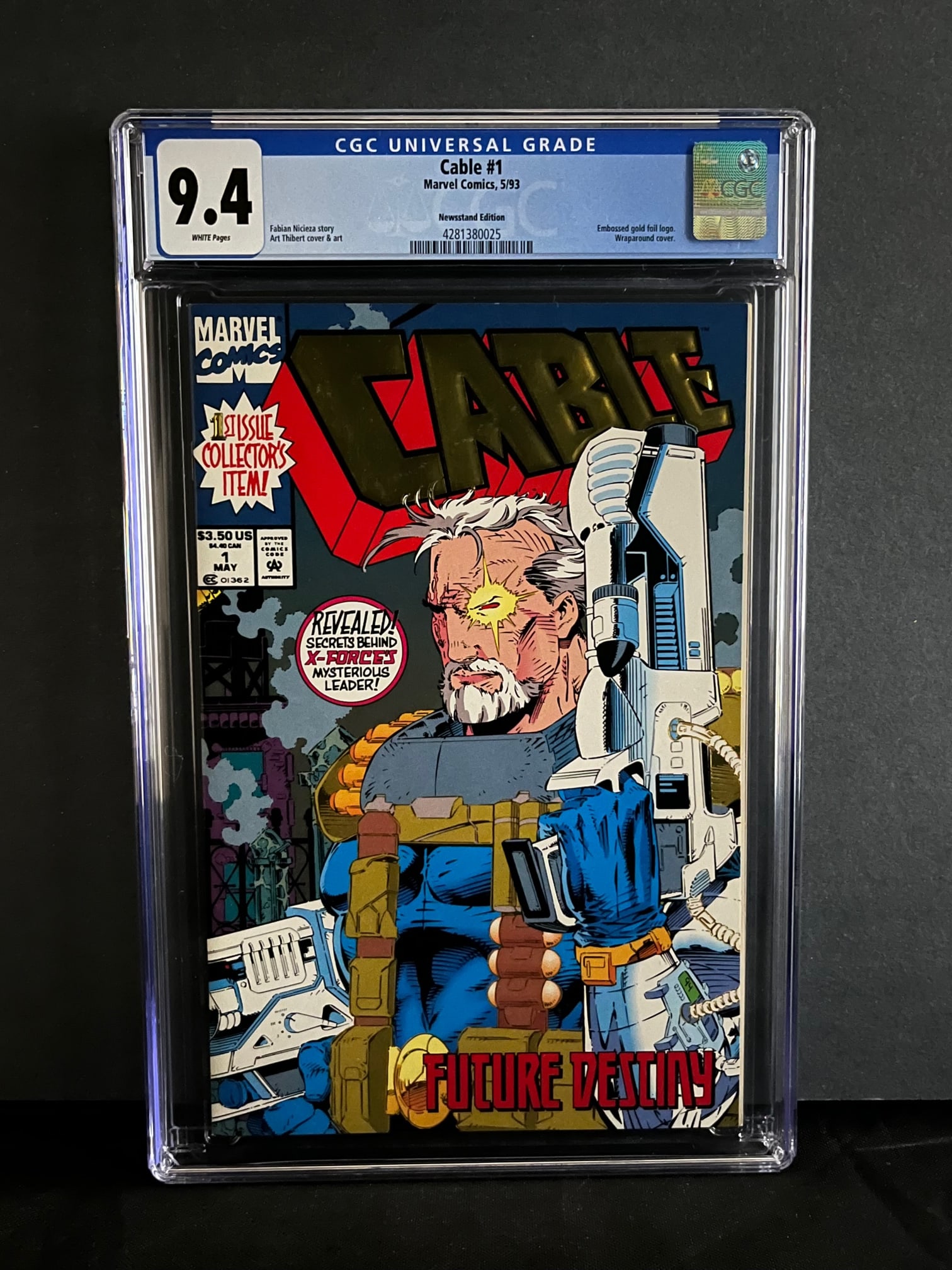 Cable 1 Newsstand Ed. CGC 9.4 Rare (1 of 1)