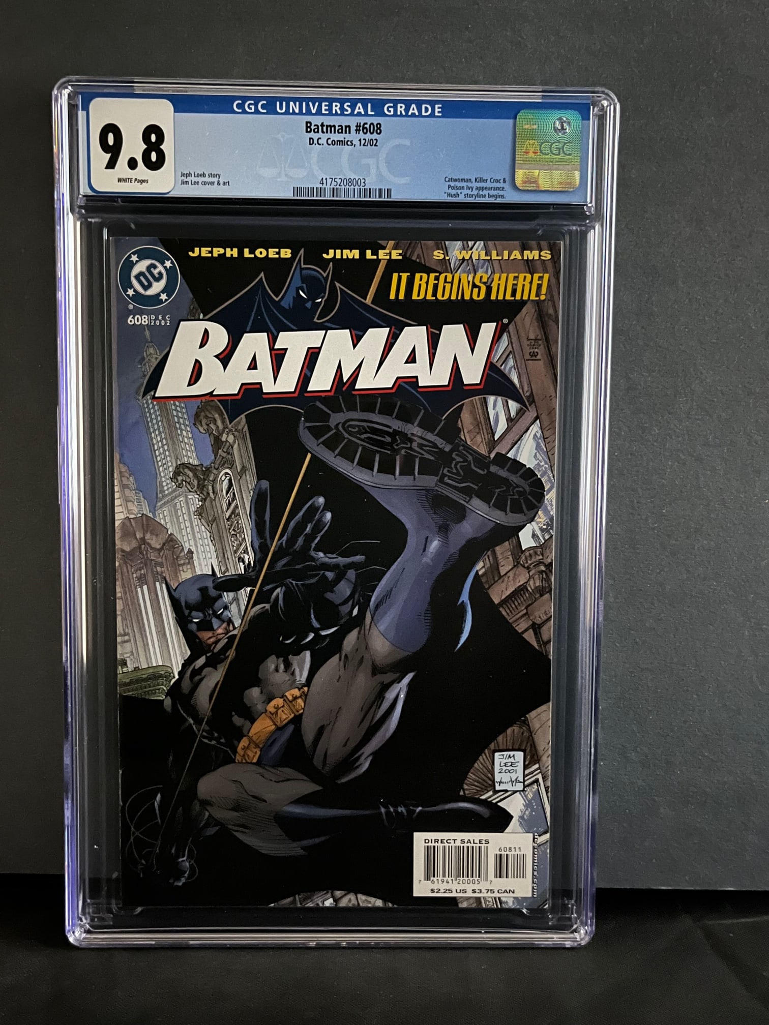 Batman 608 CGC 9.8 Hush Story Begins (1 of 1)