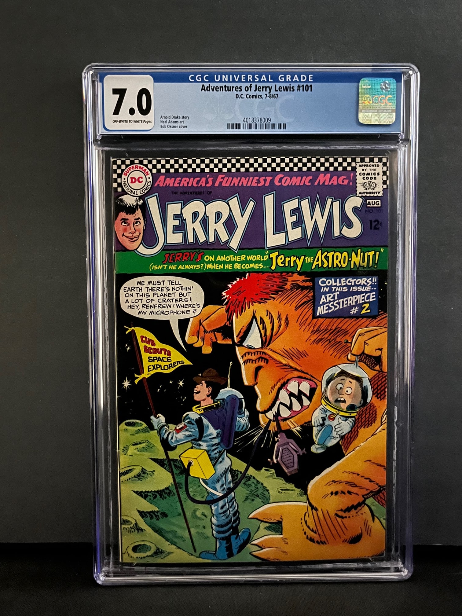 Adventures of Jerry Lewis 101 CGC 7.0 (1 of 1)