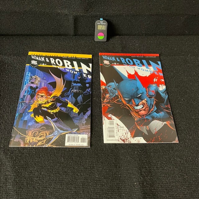 All Star Batman & Robin 5 & 6: We are a veteran owned company. Please look at the pictures carefully to determine what you believe the condition of collecitible is. We are currently accepting consignments. Email us a aeronhouse1994