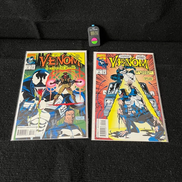 Venom Funeral Pyre 2 & 3: We are a veteran owned company. Please look at the pictures carefully to determine what you believe the condition of collecitible is. We are currently accepting consignments. Email us a aeronhouse1994