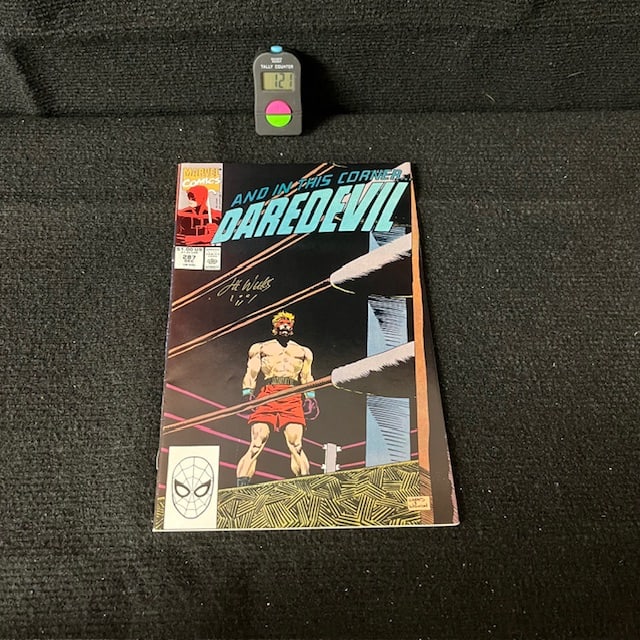 Daredevil 287 Signed by Lee Weeks: We are a veteran owned company. Please look at the pictures carefully to determine what you believe the condition of collecitible is. We are currently accepting consignments. Email us a aeronhouse1994