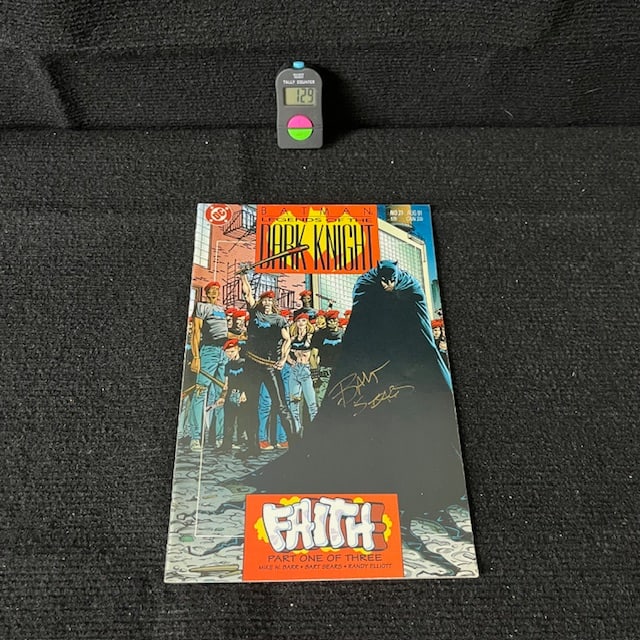 Legends of the Dark Knight signed by Bart Sears: We are a veteran owned company. Please look at the pictures carefully to determine what you believe the condition of collecitible is. We are currently accepting consignments. Email us a aeronhouse1994
