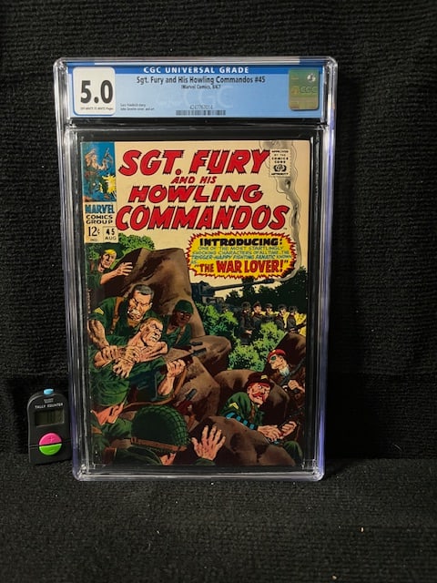 Sgt. Furty & his Howling Commandos 45 CGC 5.0 (1 of 1)
