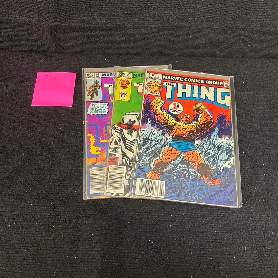 Thing Marvel Comic Lot w/#1 Issue (1 of 1)