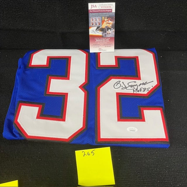 OJ Simpson Signed Jersey w/JSA COA (1 of 5)