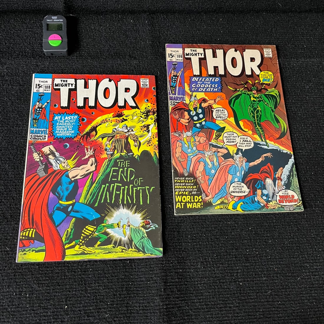 Thor 186 & 188 Thor Silver Age Marvel (1 of 2)