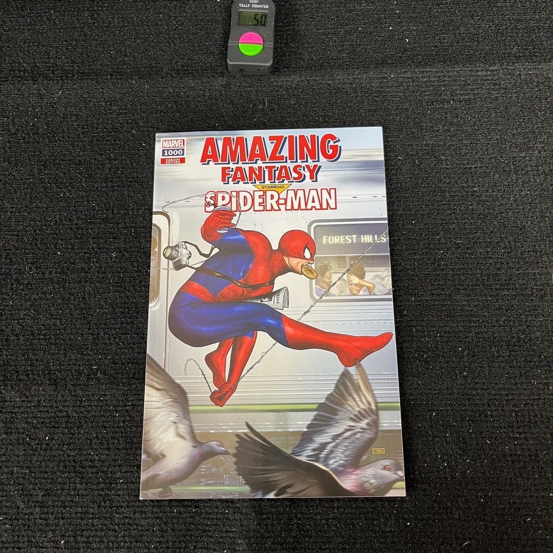 Amazing Fantasy 1000 Variant Edition: We are a veteran owned company. Please look at the pictures carefully to determine what you believe the condition of collectible is. We are currently accepting consignments. Email us a aeronhouse1994@