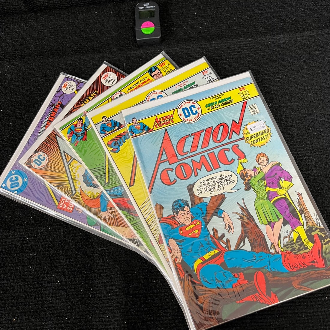 Action Comics Lot: We are a veteran owned company. Please look at the pictures carefully to determine what you believe the condition of collectible is. We are currently accepting consignments. Email us a aeronhouse1994@