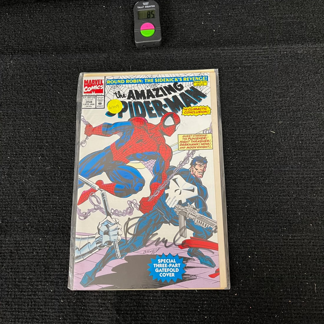 Amaing Spider-man 358 Signed by Randy Emberlin: We are a veteran owned company. Please look at the pictures carefully to determine what you believe the condition of collectible is. We are currently accepting consignments. Email us a aeronhouse1994@