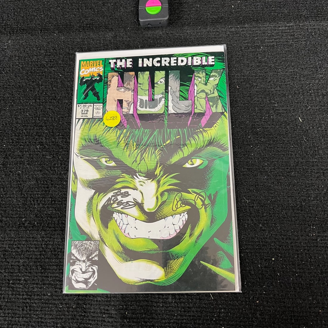 Hulk 379 Signed by Peter David &  Bob McLeod (1 of 2)