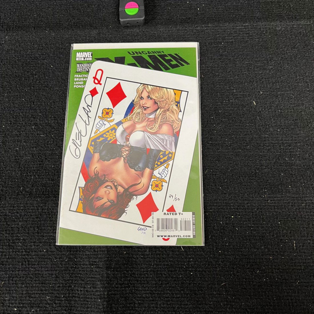 X-men 503 Signed by Greg Land (1 of 2)