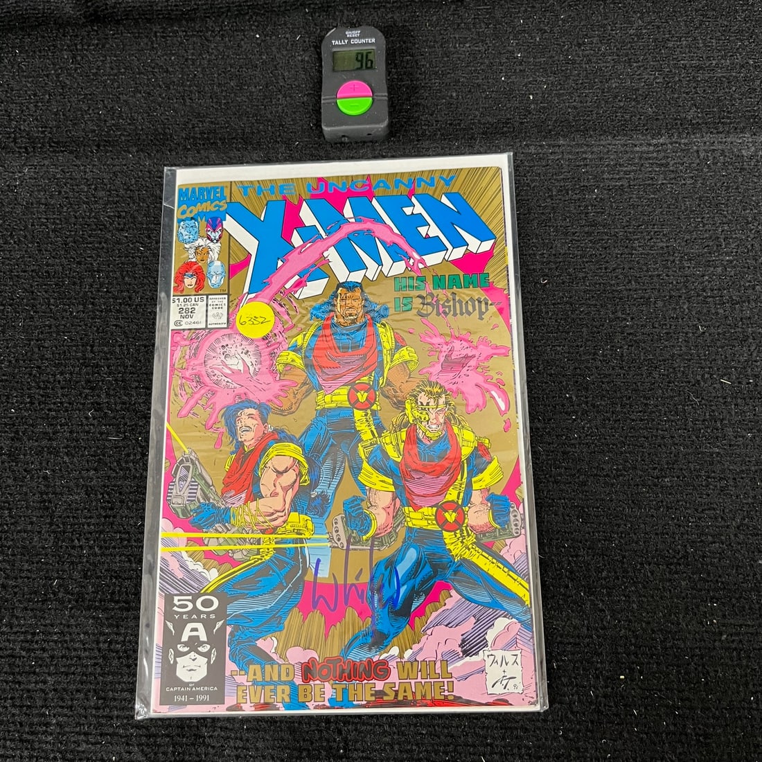 X-men 282 1st Bishop Signed by Whilce Portacio (1 of 2)