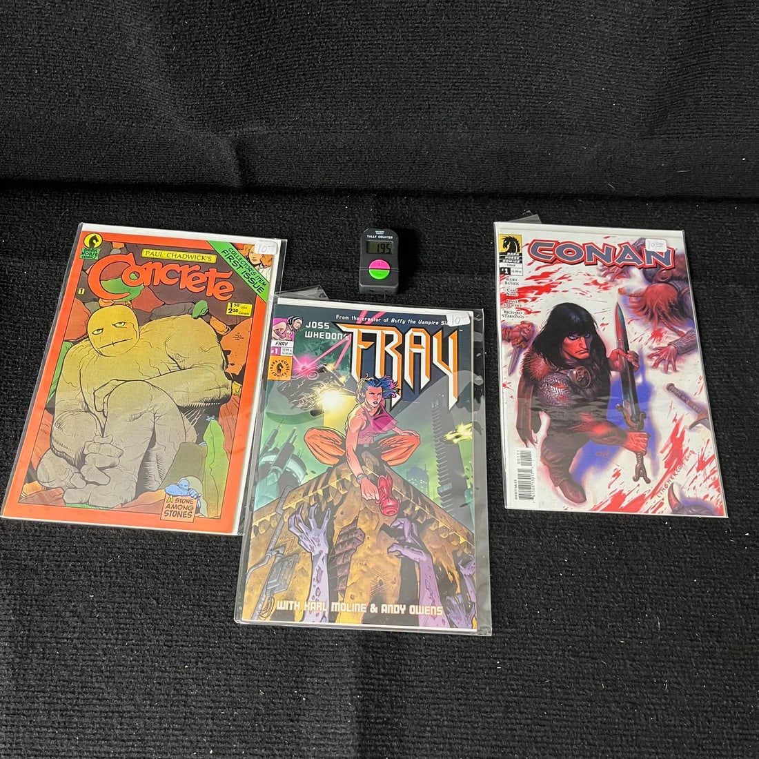 Concrete 1 & Fray 1, & Conan 1 + Dark Horse Lot (1 of 3)