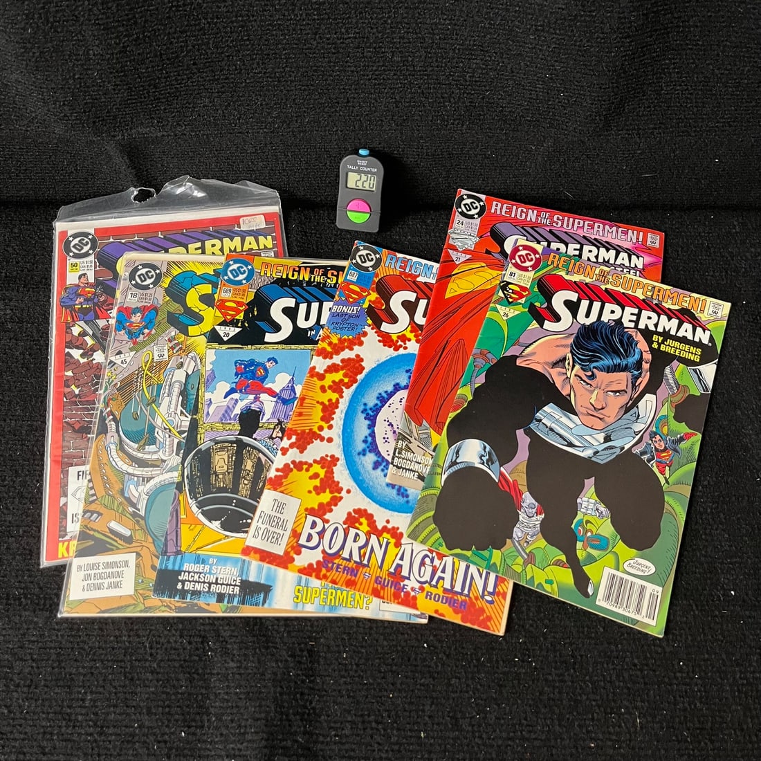 Superman Lot w/Keys and Newsstand Eds.: We are a veteran owned company. Please look at the pictures carefully to determine what you believe the condition of collectible is. We are currently accepting consignments. Email us a aeronhouse1994@